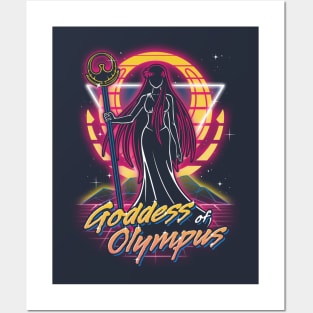 Retro Olympus Goddess Posters and Art